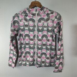 The North Face Women's Rainbow Fan Fleece Colorful Zip-Up Hoodie Size Small